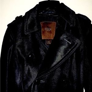 COACH 1941 Women's Black Leather Jacket. Size  4 Excellent Pre-owned Condition!